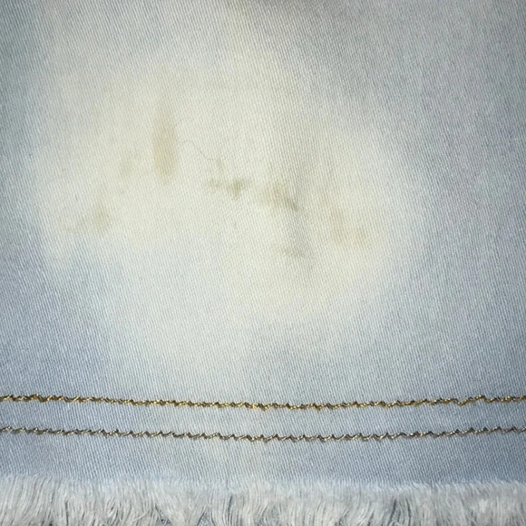 D’LUI distressed shorts from Brazil embroidered embellished back pocket size 10 - Picture 8 of 8